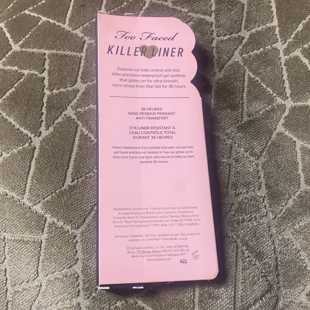 too faced killer liner in “killer black” - Picture 2 of 4